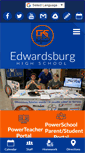 Mobile Screenshot of ehs.edwardsburgpublicschools.org