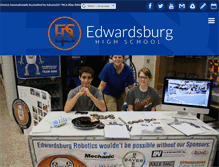 Tablet Screenshot of ehs.edwardsburgpublicschools.org